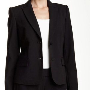 Calvin Klein Basic Black Blazer Size 2 - Petite